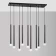 Wisząca lampa SELTER 9 BLACK czarny (552/9) - Emibig