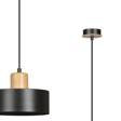 Wisząca lampa TORIN 1 BLACK czarny (1046/1) - Emibig