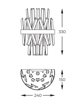 Zuma Line W0567-02D-B57G Lampa ścienna CONSTANTINOPLE 