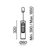 Zwis MOD326PL-01B Dynamic Maytoni 